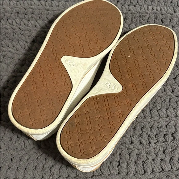 UGG Cream Slip-On Shoes - Picture 4 of 5